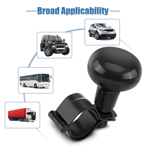 Black Car Steering Knob Heavy Duty