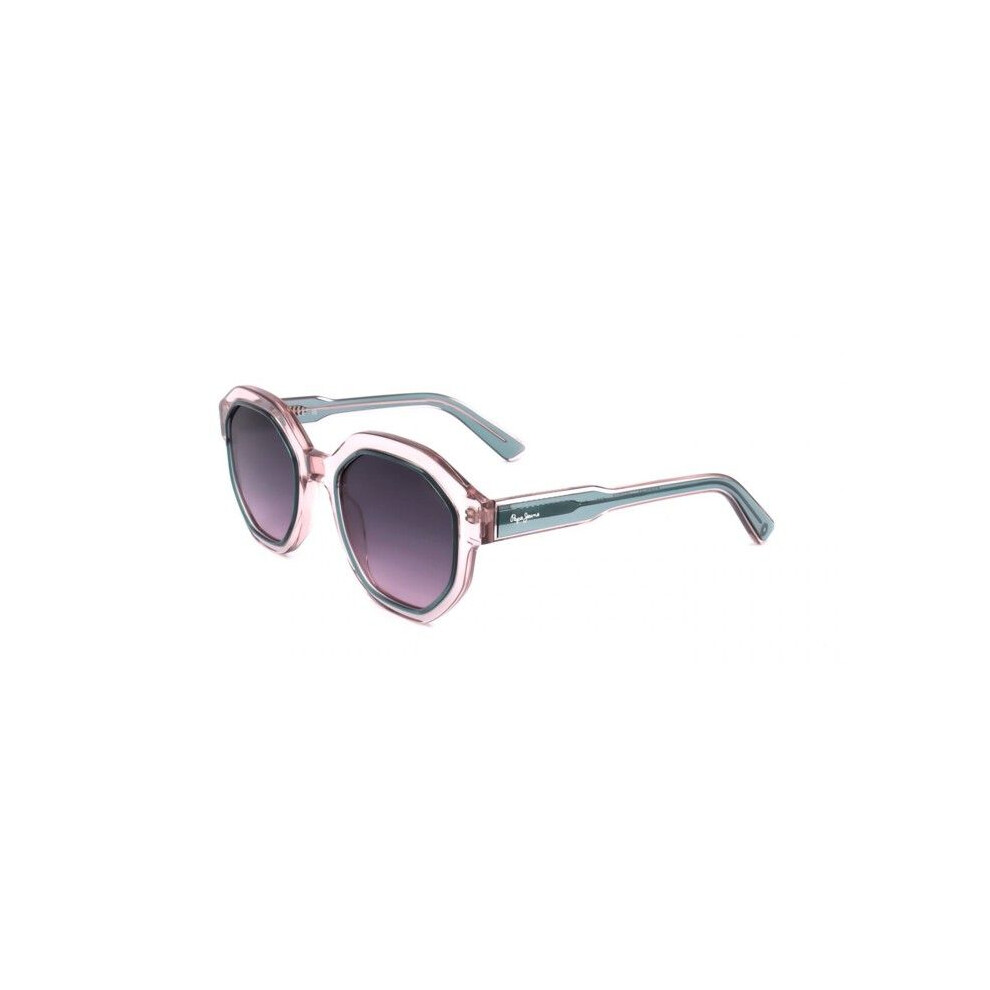 Pepe Jeans Sunglasses Pj7427 51/22/140 Teal/Pink Acetate Woman Pj7427