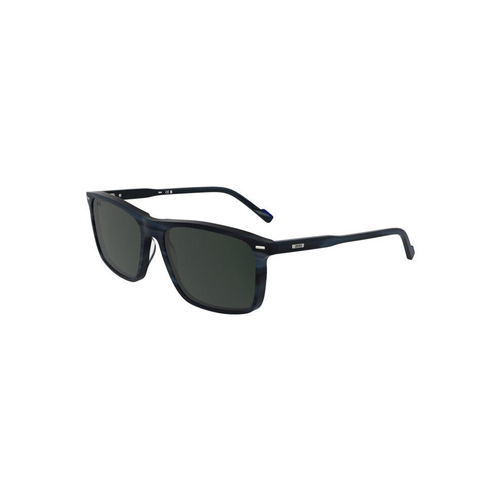 Zeiss Sunglasses - Zs25555s - Acetate - Striped Blue - 58/17/145