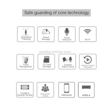 Yt48 Hd Wireless Indoor Network Panning Dual-Lens Camera, Supports Motion Detection, Infrared Night Vision, And Micro Sd Card, Australian Standard. G