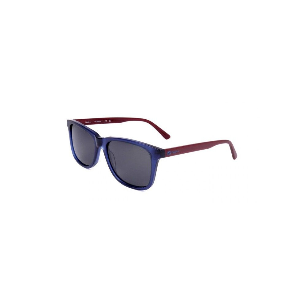 Pepe Jeans Sunglasses Pj7426 56/17/145 Milky Blue Acetate Man Pj7426