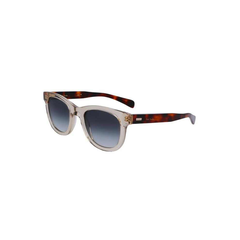 Paul Smith Sunglasses Pssn098 Halons 51/23/145 Crystal Sand/ Shaded Unisex Acetate Pssn098 Halons Blue