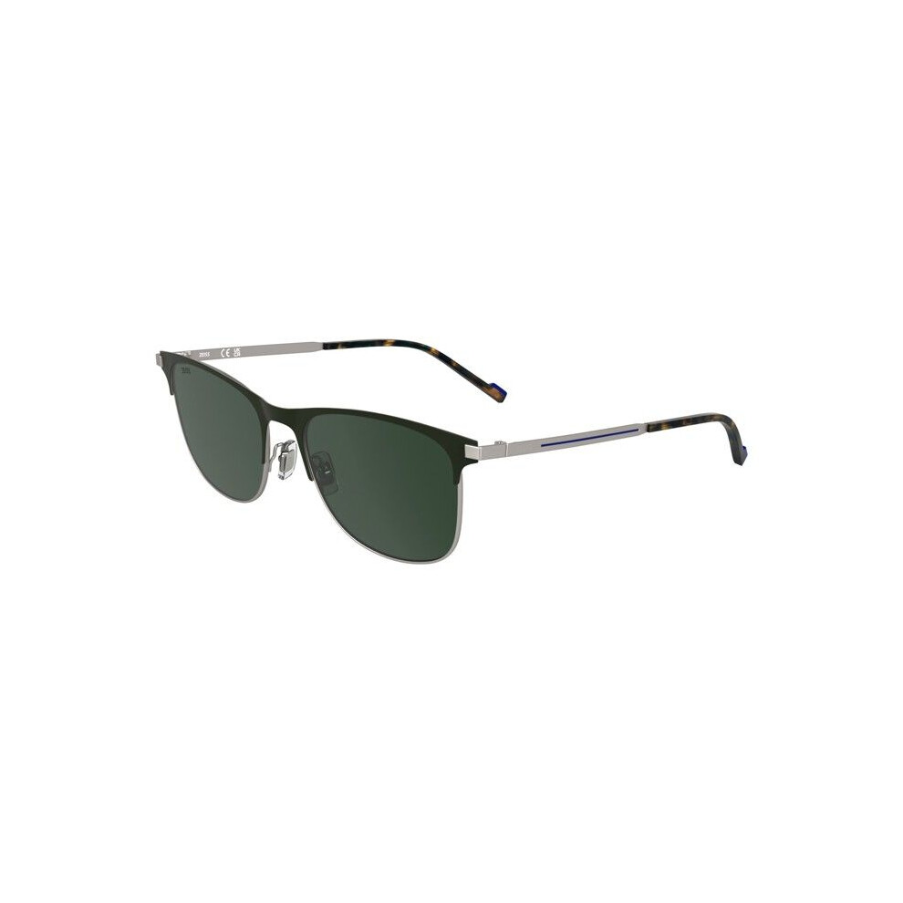 Zeiss Sunglasses - Zs25163s - Satin Khaki - Stainless Steel - 55/18/145