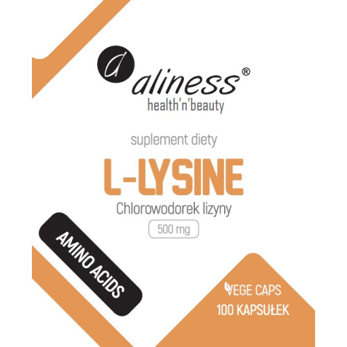 Aliness L-Lysine 500 mg 100 kapsułek 1