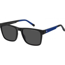 Tommy Hilfiger TH 2144/S 55/19/145 MUSTA SININEN/HARMAA ECO POLYAMIIDI miesten aurinkolasit TH 2144/S