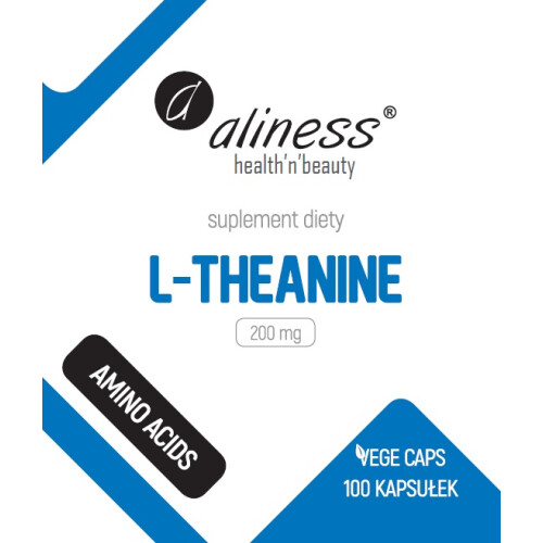 Aliness  L-Theanine 200 mg 100 kapsułek 1