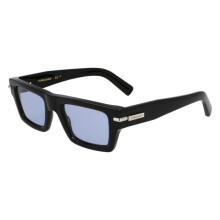 Gafas de sol - FERRAGAMO - SF2034S - Acetato - Negro/Azul - Cuadrado 50/22/145