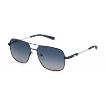 Sunglasses - FILA - SFI523 - Aviator - Matte blue metal - Size 58/16/145