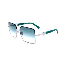 Gafas de Sol - FERRAGAMO - SF302SL - Metal - Plateado (Petróleo plateado) - 60/18/140