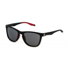 Sunglasses - FILA - SFI895 - Matte Black - Square 55/19/145 - Plastic - Men