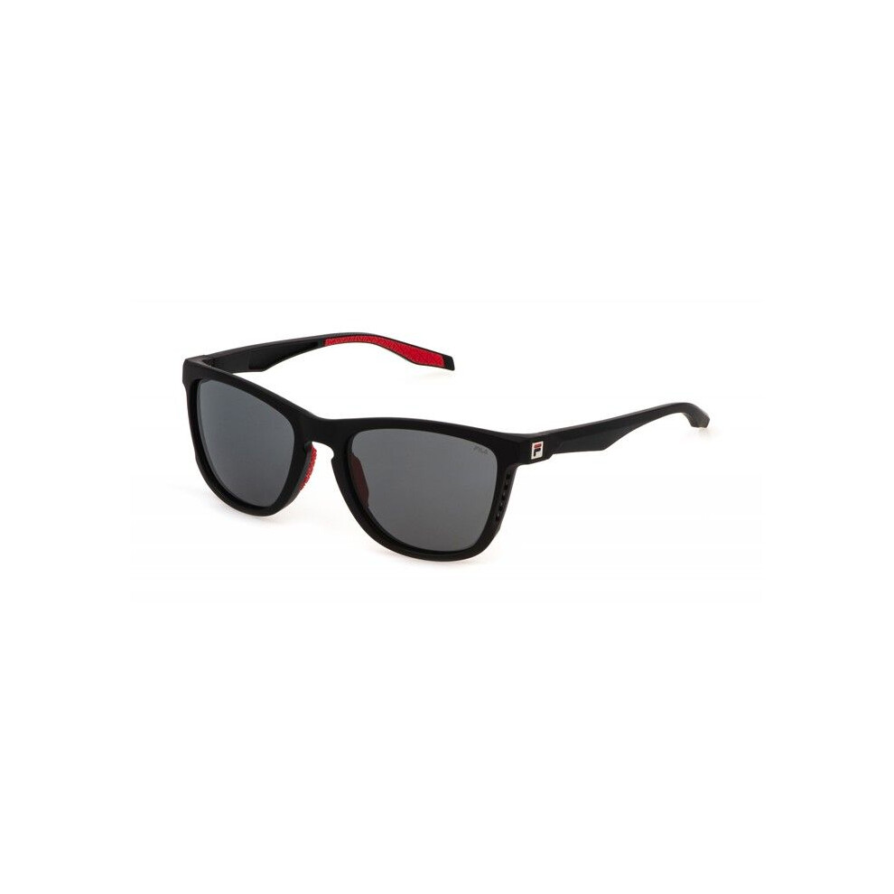 Fila Sunglasses - Sfi895 - Matte Black - Square 55/19/145 - Plastic - Men
