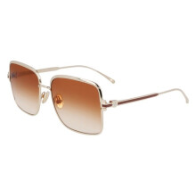 Gafas de Sol - FERRAGAMO - SF317S - Metal - Dorado - Lentes marrones degradados