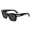 Ferragamo Sunglasses - FERRAGAMO - SF2031S - Black acetate - Square frame - 52/17/145 1