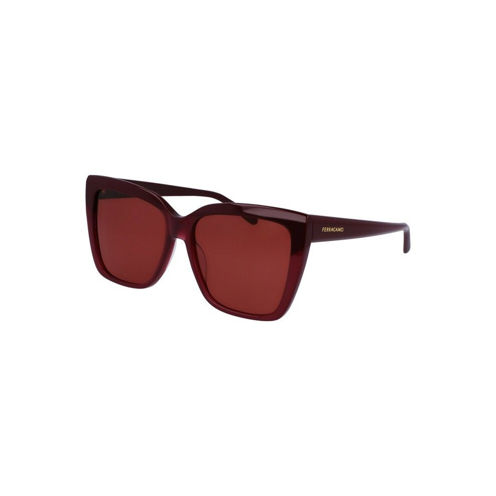 Ferragamo Sunglasses - Sf1102s - Acetate - Wine (Red) - 58/16/140