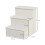 Escalier pliable pour animaux avec espace de rangement, 3 marches, blanc 3