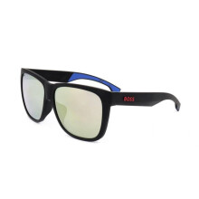 Zonnebril Hugo Boss BOSS 1453/F/S 61/14/145 Mat zwart blauw Polyamide MAN BOSS 1453/F/S