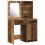 VidaXL vidaXL Dressing Table Set with Drawer 2 pcs Old Wood Engineered Wood 5