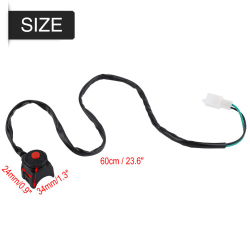 Waterproof Motorcycle Kill Switch 7/8 Start