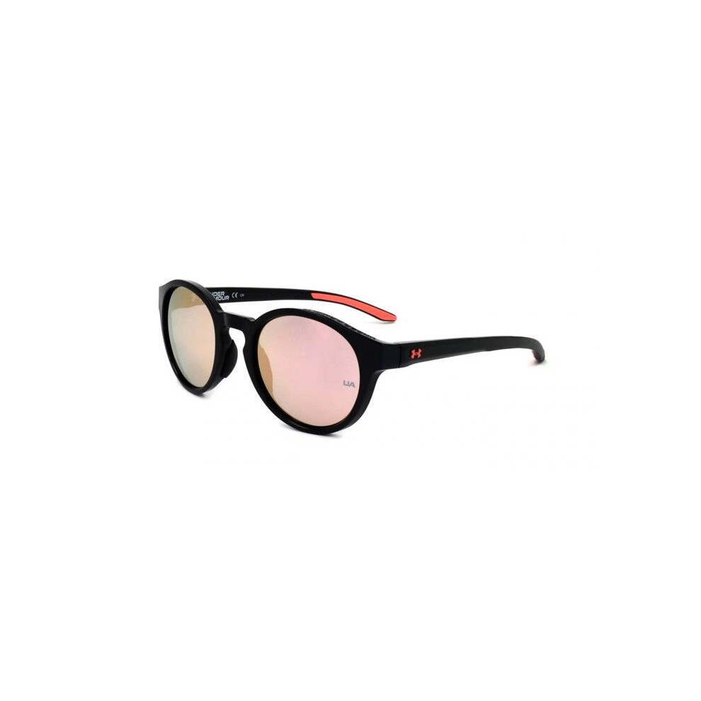 Under Armour Sunglasses - Ua 0006S - Black And Pink - Round Frame - Polyamide