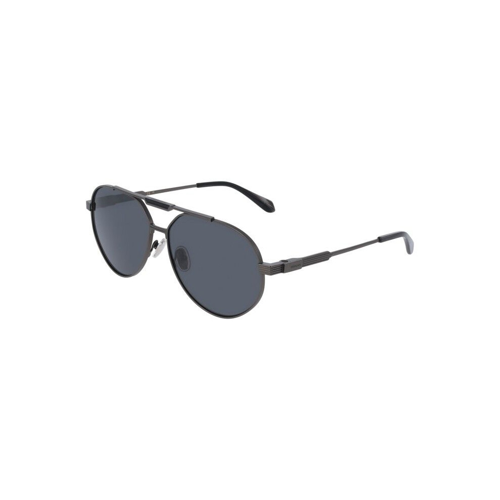 Ferragamo Sunglasses - Sf327s - Titanium - Aviator - Matte Dark Gunmetal