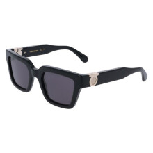 Lunettes de soleil - FERRAGAMO - SF2066S - Acétate - Noir - Carré 52/21/140