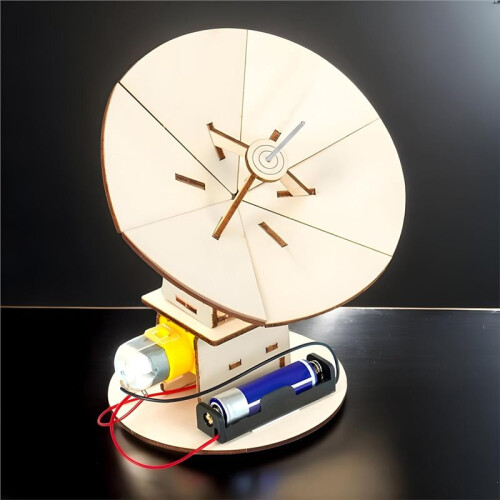 Technological Puzzle Kit - Wooden  Detector Model, Puzzle Kit with Tec 1