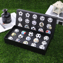(1 set) Mini Soccer Ball Model FIFA World Cup Souvenir Gift Set Simulation Toy Fan Gift Various Soccer Decor