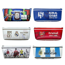 (Barcelona) Football Pencil Case Multi Team Design World Cup Club Style Large Capacity Pencil Pouch