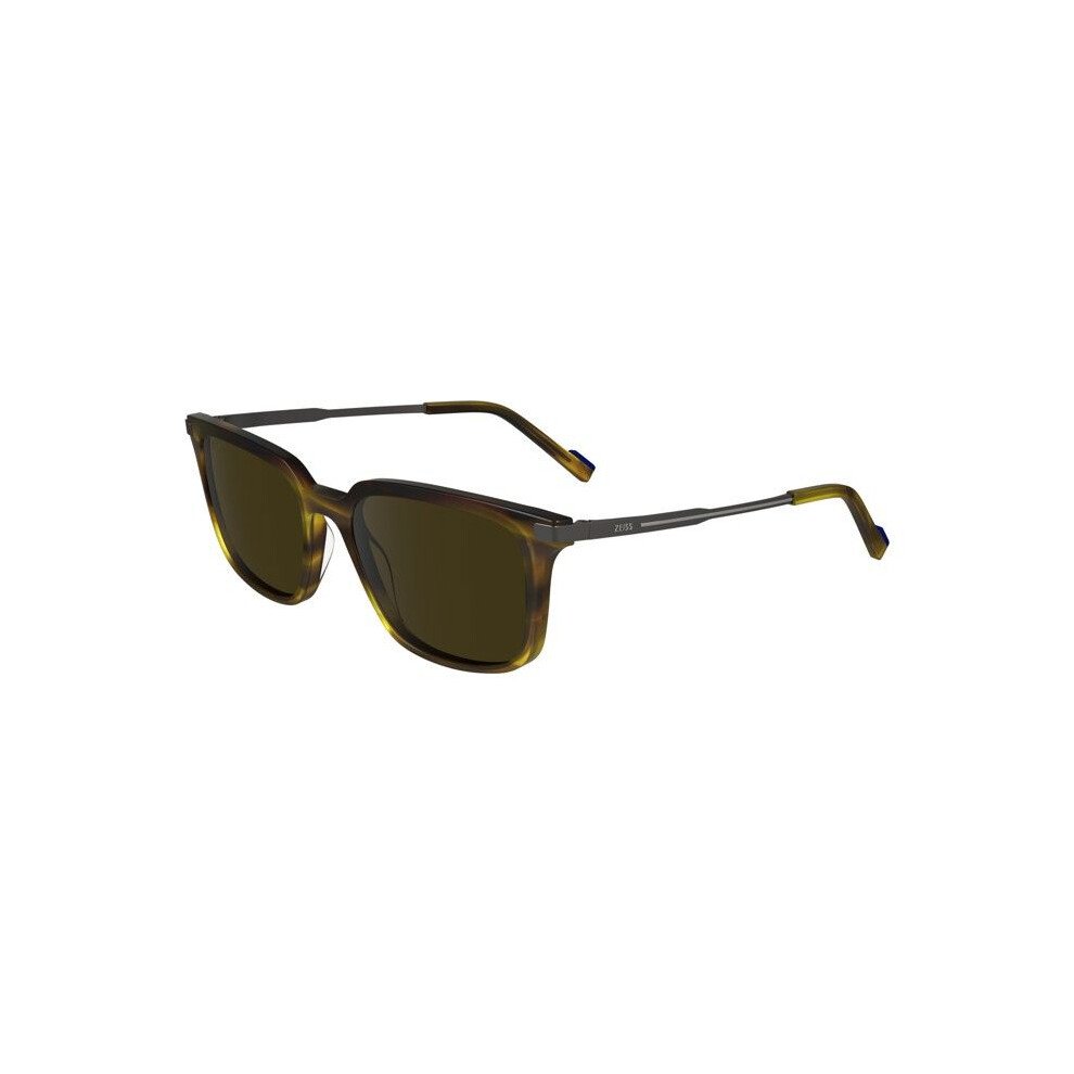 Zeiss Zs24719s Sunglasses 54/18/145 Striped Khaki Acetate Man Zs24719s