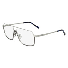Bril - ZEISS - ZS24157LPMAG-SET - Satijn zilver/mat blauw - Titanium - 57/12/145