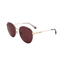 Sunglasses - POLAROID - PLD 6215/S/X - Gold Purple - Stainless Steel - Unisex 56-17-145