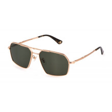 Aurinkolasit - POLICE EYEWEAR - SPLL86 - Yli suuri - 58/16/145 - Vihreät linssit