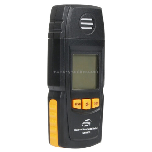 Détecteur de monoxyde de carbone Benetech GM8805 (noir) - Cadeau : Blanc 1