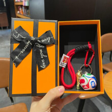 (A) 2026 FIFA World Cup Official Commemorative Keychain - Fan Collection Trophy Pendant Portable Soccer Keyring USA Canada Mexico Event Souvenir