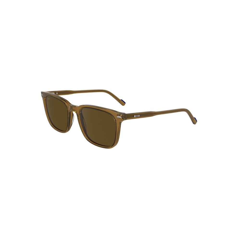 Zeiss Zs24545s Sunglasses 53/19/145 Transparent Brown Acetate Man Zs24545s