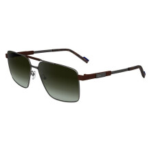 Sunglasses - ZEISS - ZS23136S - Aviator - Metal - Dark ruthenium/brown