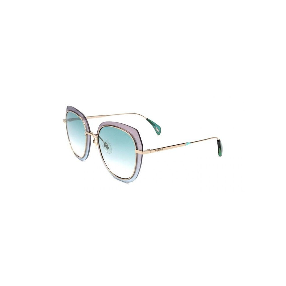 Police Spl831 Sunglasses - Shiny Light (0594) Gold