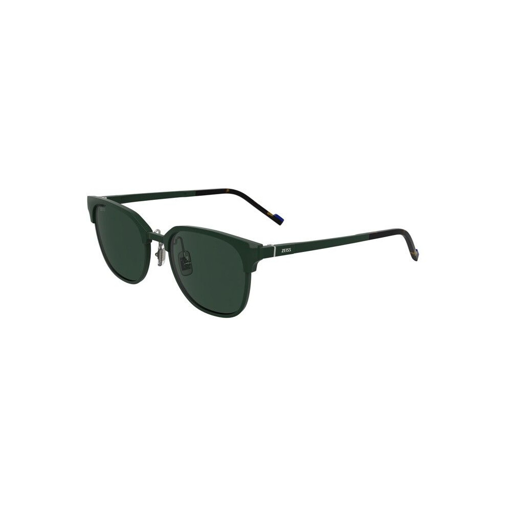 Zeiss Sunglasses - Zs24546s - Inj-Ultem - Matte Green - Round 53/20/145