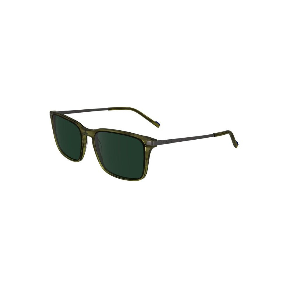 Zeiss Sunglasses - Zs24720slp - Striped Khaki - Acetate - Square 55 Mm
