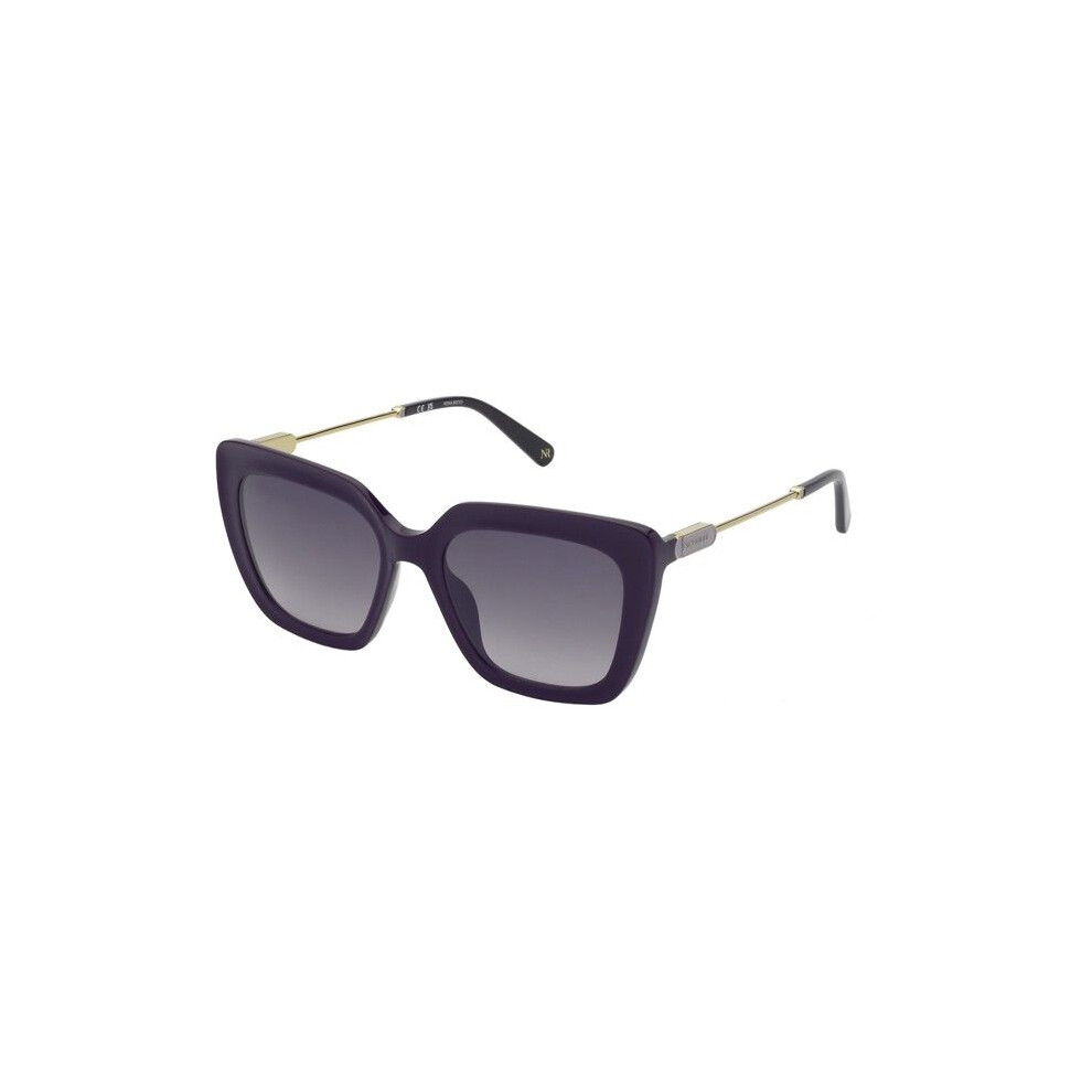 Nina Ricci Sunglasses - Snr379 - Viola (Violet) - Acetate - Square 54/19/140