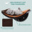 Panier mural pour chat avec coussin moelleux, marron, 41 cm 6