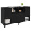 VidaXL vidaXL Sideboards 2 pcs Black Oak 60 x 35 x 70 cm Engineered Wood 4