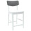 VidaXL vidaXL Dining Chairs 2 pcs White 48 x 49 x 95 cm Solid Rubber Wood 3