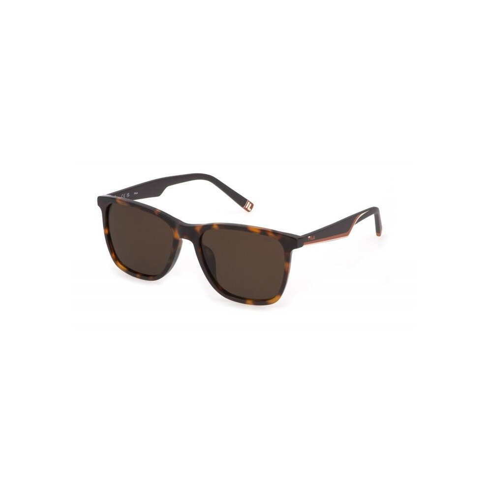 Fila Sunglasses - Sfi461 Shiny Havana (C10p) - Brown - Square - Lenses 56 Mm