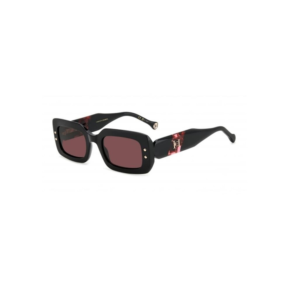 Carolina Herrera Sunglasses - Her 0187/S - Black - Burgundy - Oversize