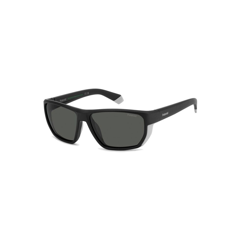Polaroid Sunglasses Pld 7057/S 60/15/135 Matte Black/ Grey Polarized Plastic Men Pld 7057/S
