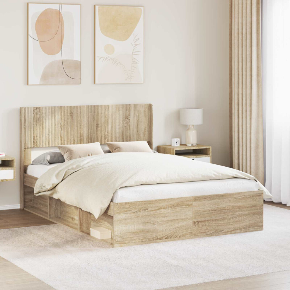 Vidaxl Headboard Sonoma Oak Pb