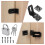 2Conjunto Fechos para Cadeado de 4 Polegadas e 90 Graus, Fecho para Cadeado de Aço Inoxidável com Conjunto de Cadeado e Chaves, Travas para Porta 3