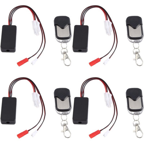 4X Portable Automatic Simulated Winch Controller Wireless Remote Control Receiver for Axial SCX10 1/10 RC Crawler Car 1