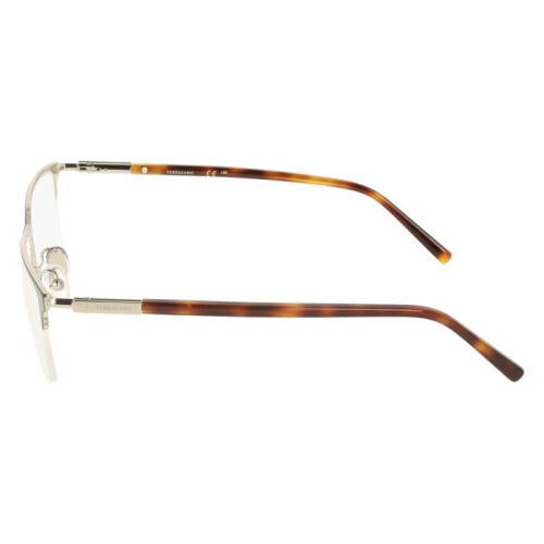 Ferragamo Bril - FERRAGAMO - SF2238 - Khaki/Goud - Metaal - Man 2